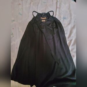 Elegant Black Halter Top. Medium.